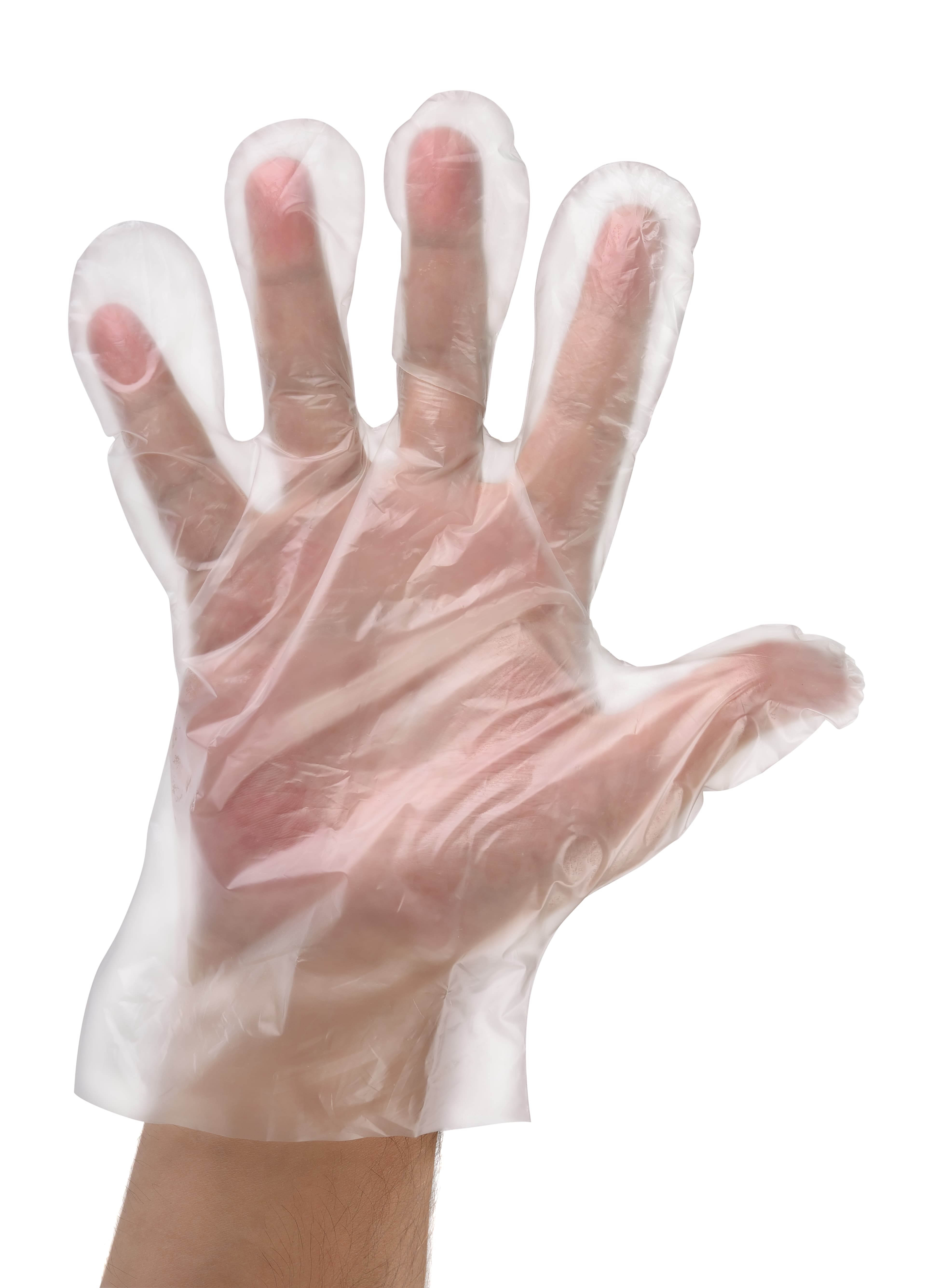 PRCL-1014: F. Bosch HDPE gloves, textured surface, 0.015 mm, size Medium