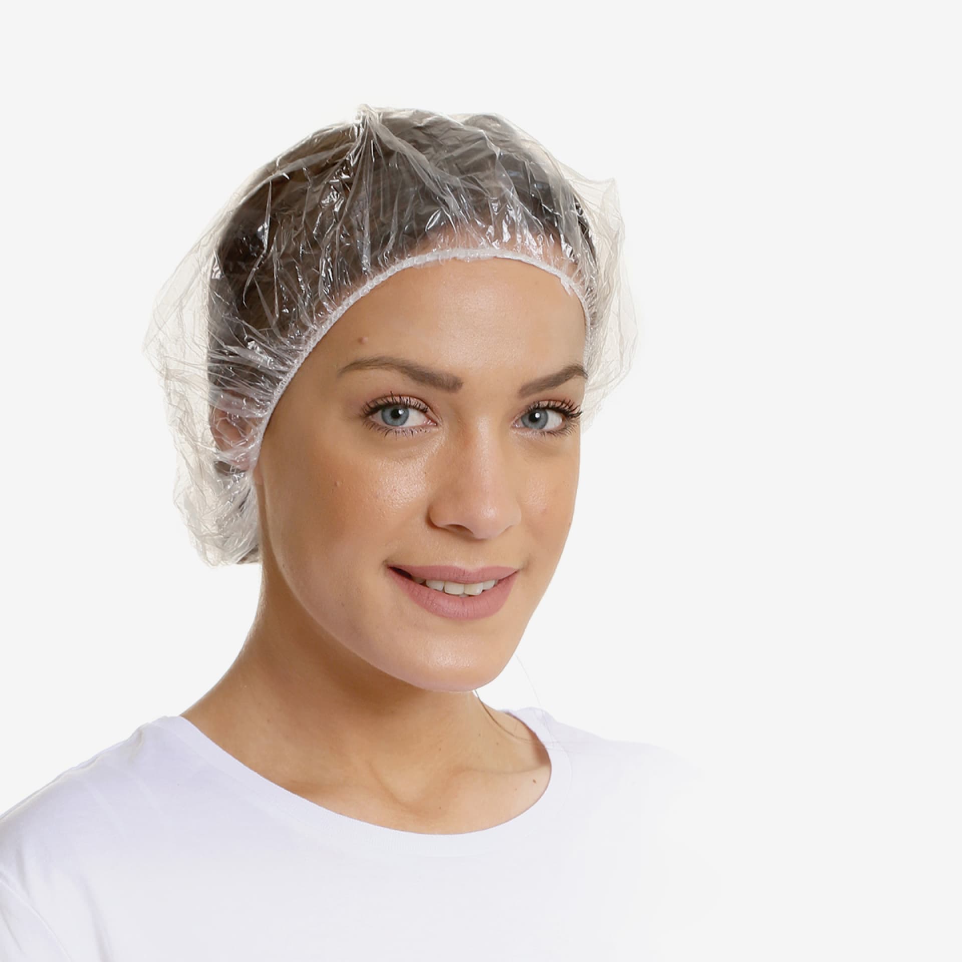 PRCL-1061: F. Bosch Shower Cap (PE), Transparent, 53cm