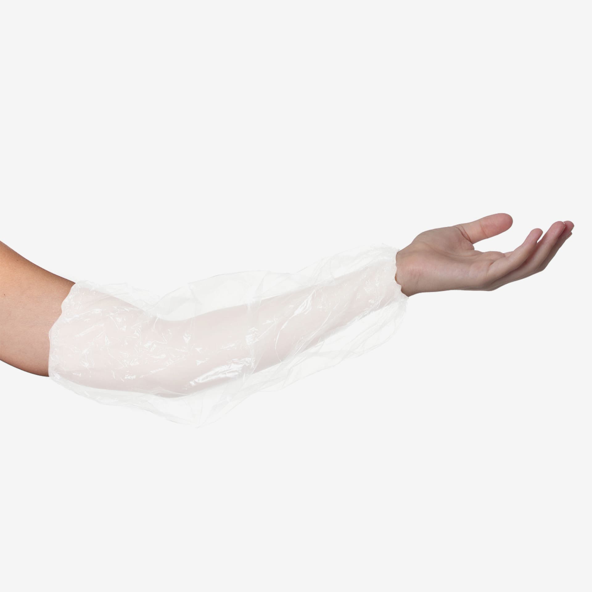 PRCL-1011: F. Bosch Sleeve Cover PE, Clear, 20x40cm