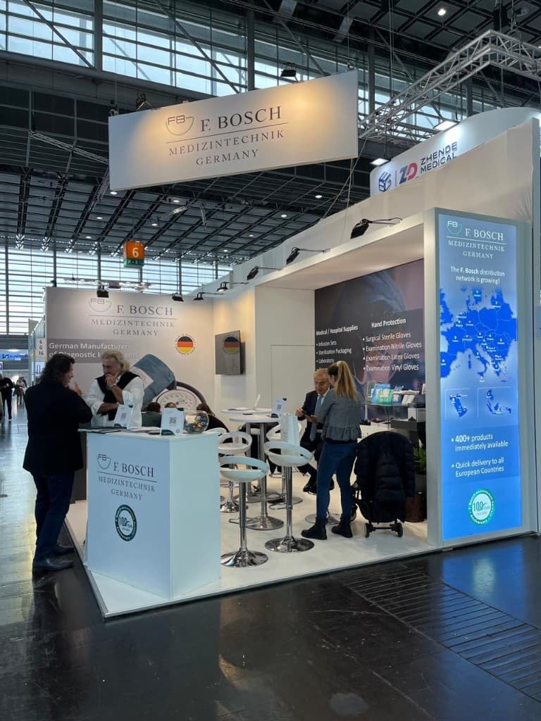 F. Bosch Medizintechnik Germany stand at Medica, Düsseldorf